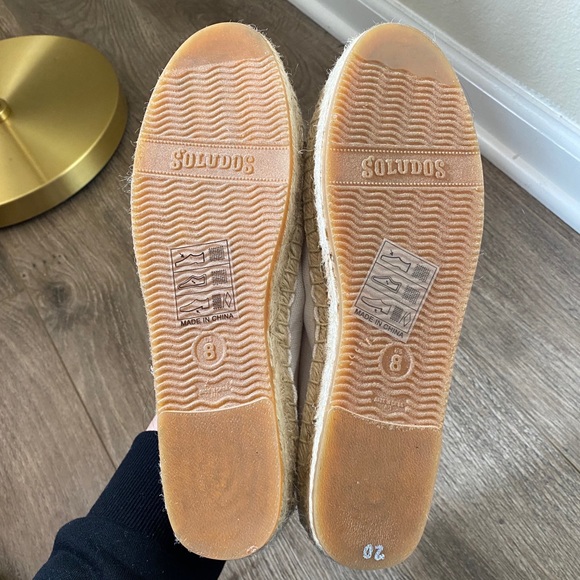 Soludos Canvas Platform Smoking Espadrilles size 8 - Picture 9 of 9